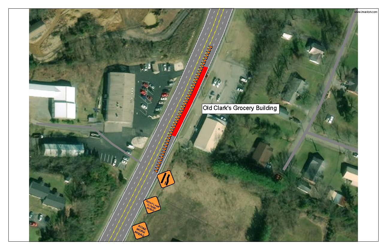 Sullivan Gardens Pkwy Lane Closure Kingsport, TN