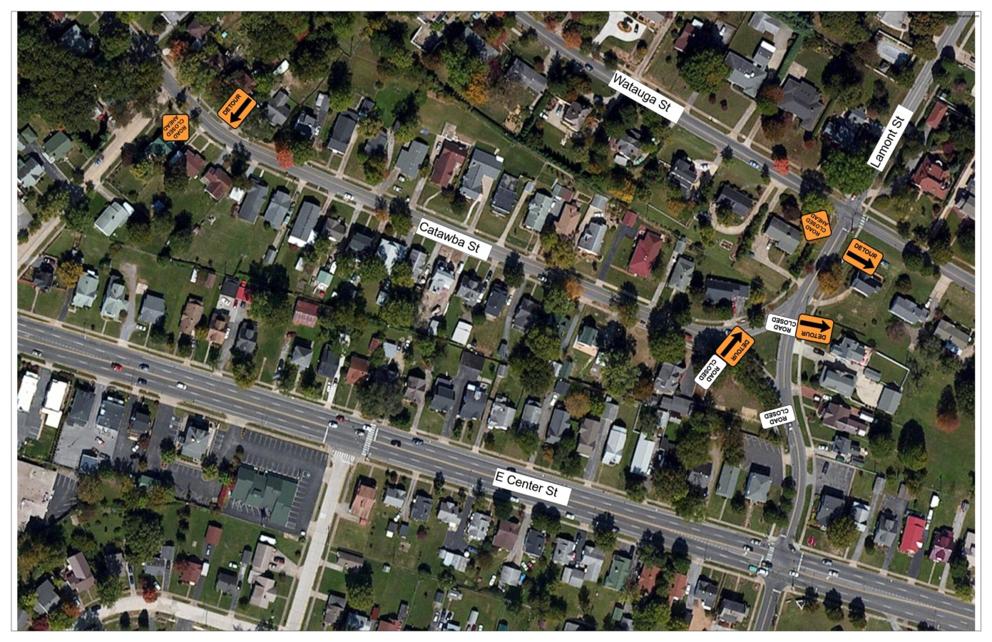 AEP Southbound Lamont Closure Kingsport, TN