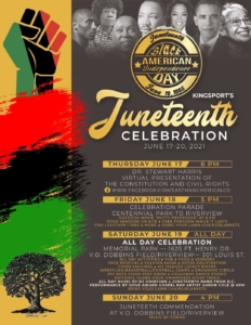 Juneteenth Celebration poster