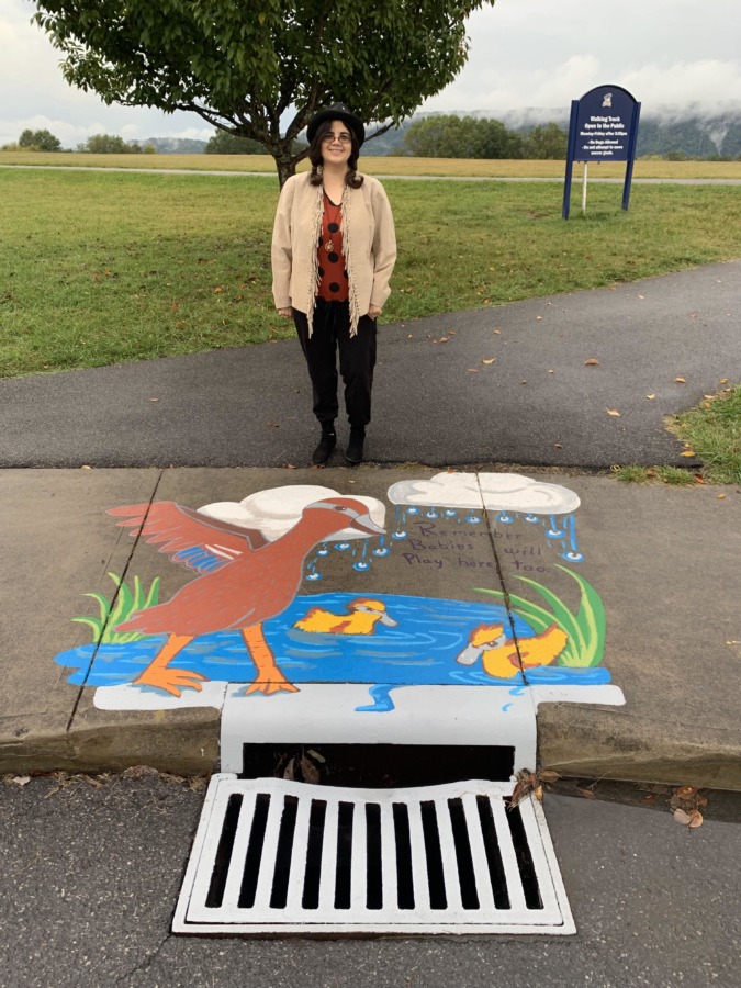 storm drain art