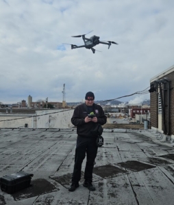 Kingsport Fire Department Drone Team Member Flying
