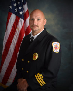 Portrait of Assistant Chief Fire Marshal Vandagriff