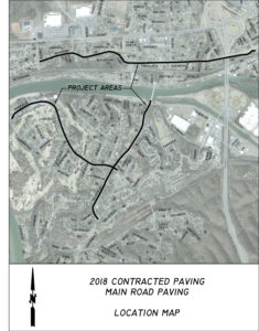 Contracted Paving Map