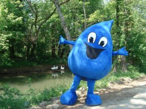 Stormy the mascot on Greenbelt