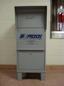 Drug box at police station