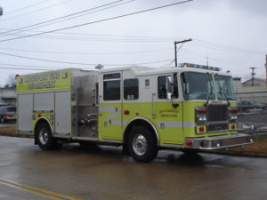 Engine 3 is a 2008 Seagrave 1250 GPM Pumper