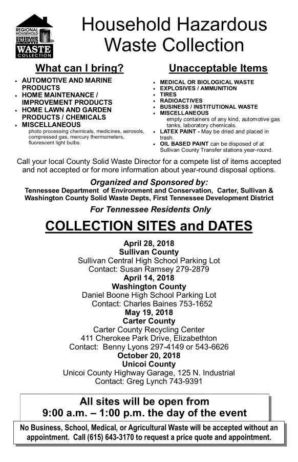 household hazardous waste collection