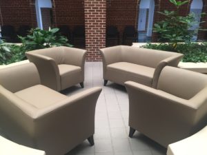 Chairs in seating area