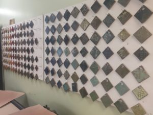 Ceramics on Wall