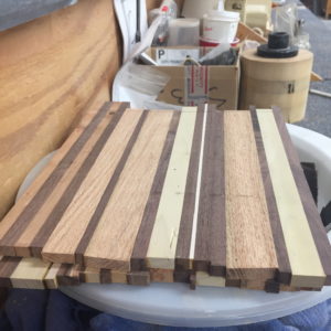 Wood board display