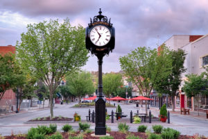 downtown kingsport clock