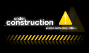 Webpage Under Construction Sign