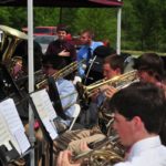 Band performing