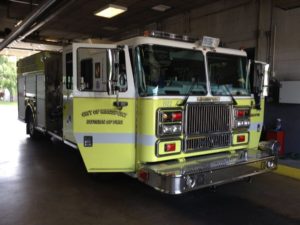 Engine 4 is a 2010 Seagrave 1250 GPM Pumper