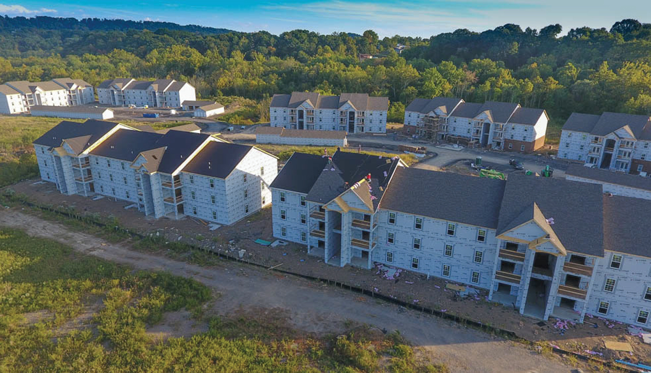 housing being built