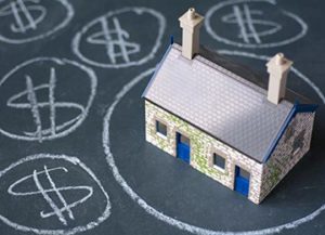 Play House on chalkboard