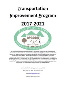 Transportation Improvement Cover